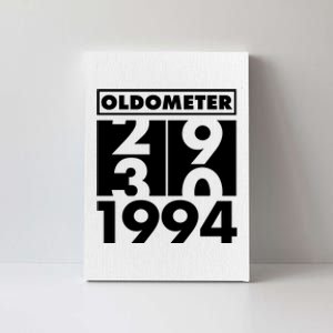 Funny Oldometer Made In 1994 30th Birthday Canvas