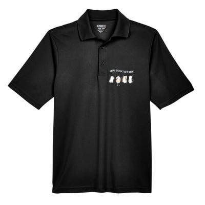 Funny Oboist Music Orchestra Cat Playing Oboe Instrument Men's Origin Performance Piqué Polo