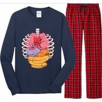 Funny Organs Made Out Of Cats Long Sleeve Pajama Set