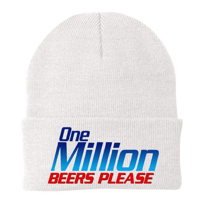 Funny One Million Beers Please Beer Enthusiast Drinking Gift Knit Cap Winter Beanie