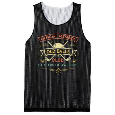 funny official member old ball club 60 years of awesome Mesh Reversible Basketball Jersey Tank