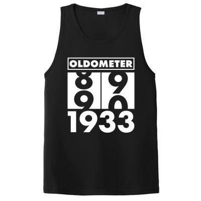 Funny Oldometer Made In 1933 90th Birthday PosiCharge Competitor Tank