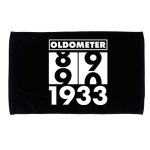 Funny Oldometer Made In 1933 90th Birthday Microfiber Hand Towel