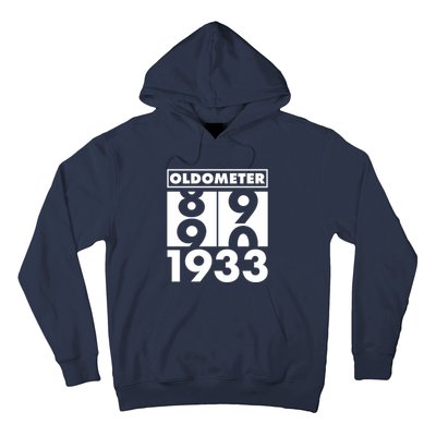 Funny Oldometer Made In 1933 90th Birthday Hoodie