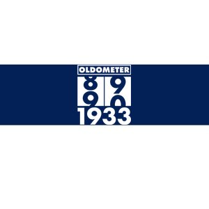 Funny Oldometer Made In 1933 90th Birthday Bumper Sticker