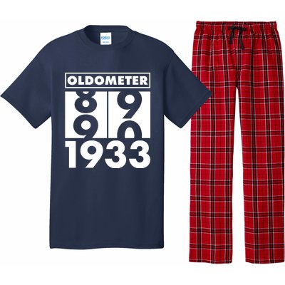 Funny Oldometer Made In 1933 90th Birthday Pajama Set