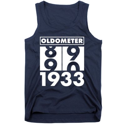 Funny Oldometer Made In 1933 90th Birthday Tank Top