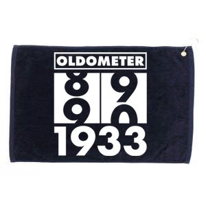 Funny Oldometer Made In 1933 90th Birthday Grommeted Golf Towel