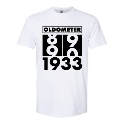 Funny Oldometer Made In 1933 90th Birthday Softstyle® CVC T-Shirt