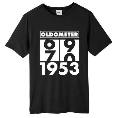 Funny Oldometer Made In 1953 70th Birthday Tall Fusion ChromaSoft Performance T-Shirt