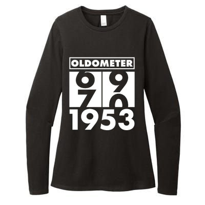 Funny Oldometer Made In 1953 70th Birthday Womens CVC Long Sleeve Shirt