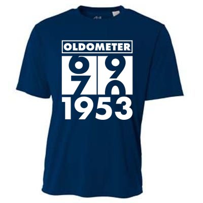 Funny Oldometer Made In 1953 70th Birthday Cooling Performance Crew T-Shirt