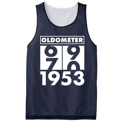 Funny Oldometer Made In 1953 70th Birthday Mesh Reversible Basketball Jersey Tank