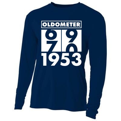 Funny Oldometer Made In 1953 70th Birthday Cooling Performance Long Sleeve Crew