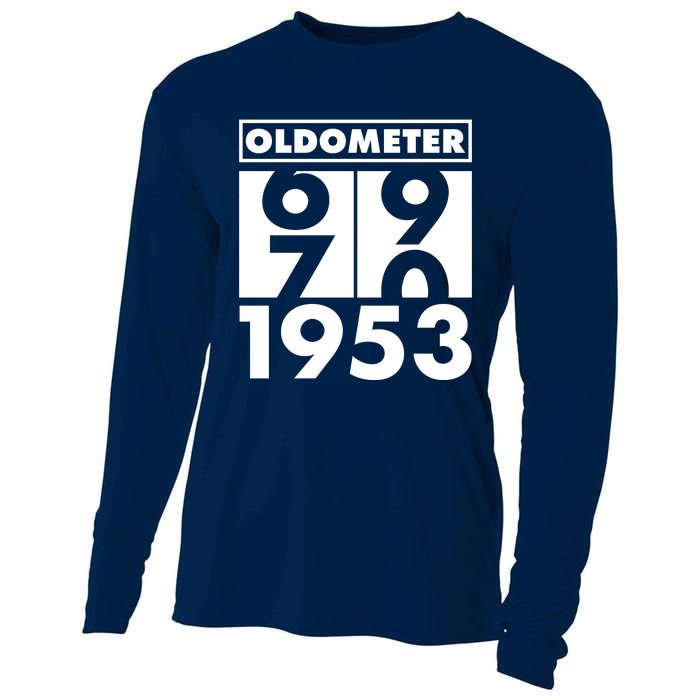 Funny Oldometer Made In 1953 70th Birthday Cooling Performance Long Sleeve Crew