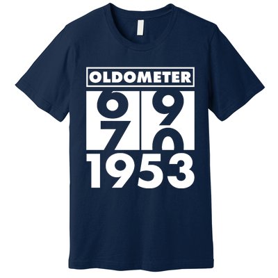 Funny Oldometer Made In 1953 70th Birthday Premium T-Shirt