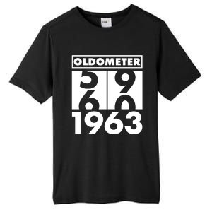 Funny Oldometer Made In 1963 60th Birthday Tall Fusion ChromaSoft Performance T-Shirt