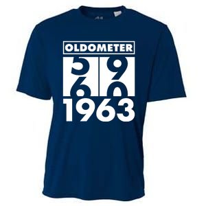 Funny Oldometer Made In 1963 60th Birthday Cooling Performance Crew T-Shirt