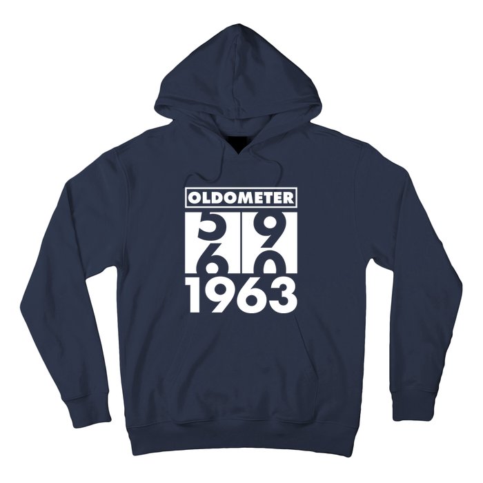 Funny Oldometer Made In 1963 60th Birthday Hoodie