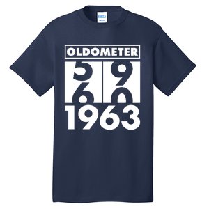 Funny Oldometer Made In 1963 60th Birthday Tall T-Shirt