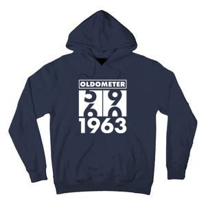 Funny Oldometer Made In 1963 60th Birthday Tall Hoodie