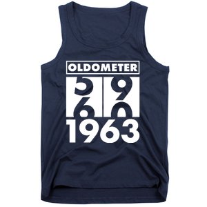 Funny Oldometer Made In 1963 60th Birthday Tank Top