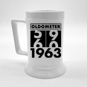 Funny Oldometer Made In 1963 60th Birthday Beer Stein