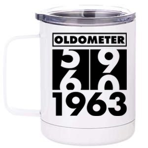 Funny Oldometer Made In 1963 60th Birthday 12 oz Stainless Steel Tumbler Cup