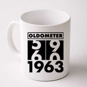 Funny Oldometer Made In 1963 60th Birthday Coffee Mug