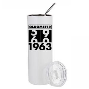 Funny Oldometer Made In 1963 60th Birthday Stainless Steel Tumbler