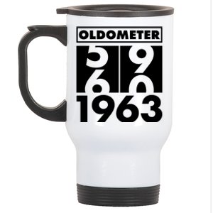 Funny Oldometer Made In 1963 60th Birthday Stainless Steel Travel Mug