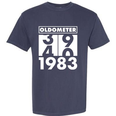 Funny Oldometer Made In 1983 40th Birthday Garment-Dyed Heavyweight T-Shirt