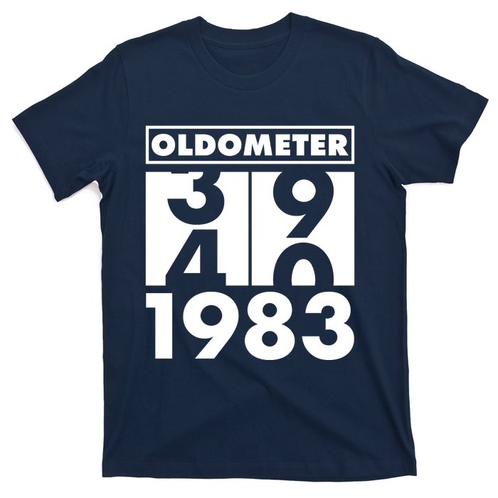 Funny Oldometer Made In 1983 40th Birthday T-Shirt