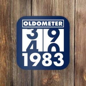 Funny Oldometer Made In 1983 40th Birthday Coaster