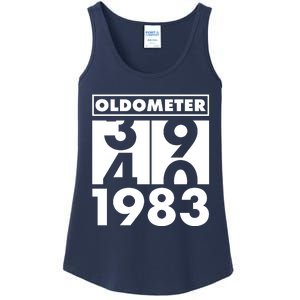 Funny Oldometer Made In 1983 40th Birthday Ladies Essential Tank