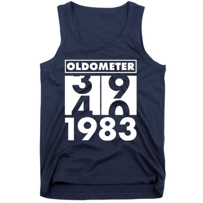 Funny Oldometer Made In 1983 40th Birthday Tank Top