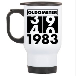 Funny Oldometer Made In 1983 40th Birthday Stainless Steel Travel Mug