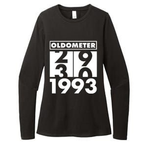 Funny Oldometer Made In 1993 30th Birthday Womens CVC Long Sleeve Shirt