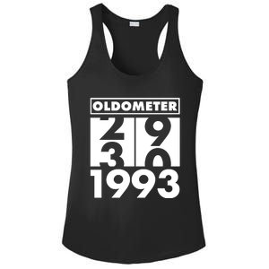 Funny Oldometer Made In 1993 30th Birthday Ladies PosiCharge Competitor Racerback Tank