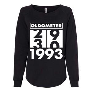 Funny Oldometer Made In 1993 30th Birthday Womens California Wash Sweatshirt