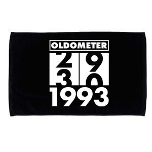 Funny Oldometer Made In 1993 30th Birthday Microfiber Hand Towel