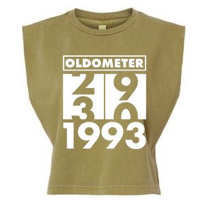 Funny Oldometer Made In 1993 30th Birthday Garment-Dyed Women's Muscle Tee