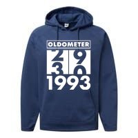 Funny Oldometer Made In 1993 30th Birthday Performance Fleece Hoodie