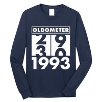 Funny Oldometer Made In 1993 30th Birthday Long Sleeve Shirt