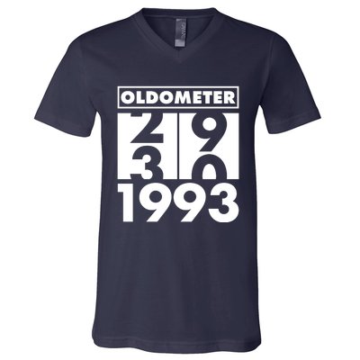 Funny Oldometer Made In 1993 30th Birthday V-Neck T-Shirt