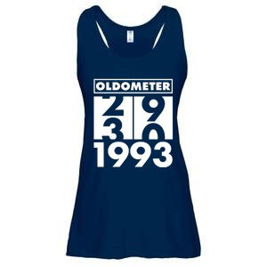 Funny Oldometer Made In 1993 30th Birthday Ladies Essential Flowy Tank