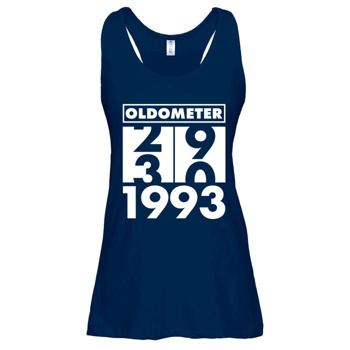 Funny Oldometer Made In 1993 30th Birthday Ladies Essential Flowy Tank