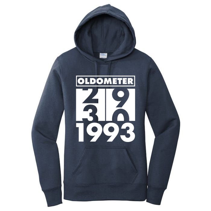 Funny Oldometer Made In 1993 30th Birthday Women's Pullover Hoodie