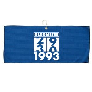 Funny Oldometer Made In 1993 30th Birthday Large Microfiber Waffle Golf Towel