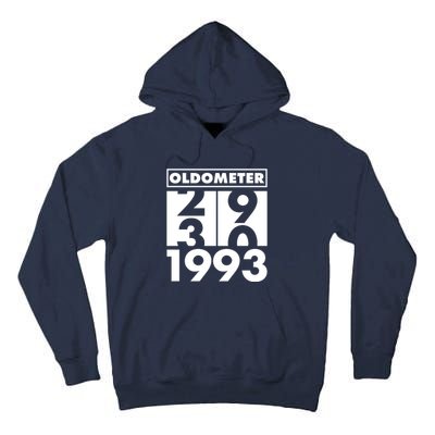 Funny Oldometer Made In 1993 30th Birthday Tall Hoodie